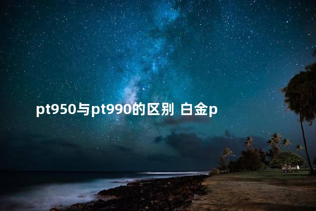 pt950与pt990的区别 白金pt950和pt999哪个贵